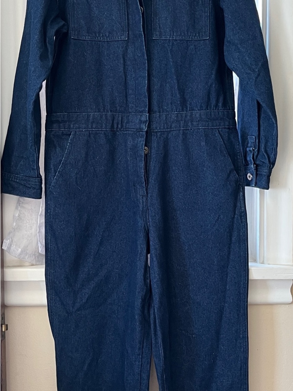 BP+ Wildfang Dark Blue Denim Jumpsuit